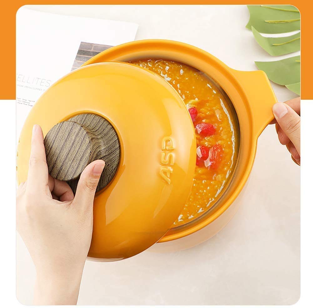 Amazon.co.jp: キャセロールセラミックキャセロール大容量、デュアル